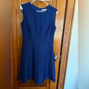 Madison Leigh Size 6 Blue Fit and Flare Dress